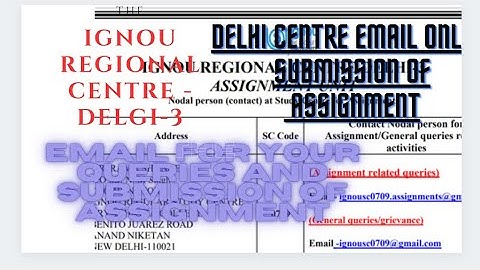 IGNOU RC-Delhi-3 || links for your queries and submission of assignment | June Tee 2021 assignment |