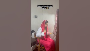 A day in my life as a 12th class teacher