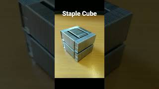 The New Staples Pin Cube Box without Glue #craft #shorts #diy