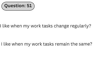 USPS 476 Mail Processor | Q51: I like when my work tasks change regularly? I like when my