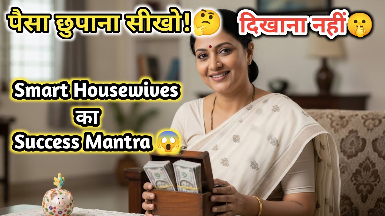 💰 पैसा छुपाना सीखो, दिखाना नहीं | Warren Buffett का असली अमीरी वाला राज़ | Housewife Life Motivation