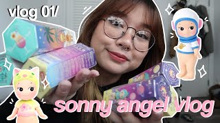 vlog 01 | lots of sonny angel unboxing, pulling a SECRET!!, bay area meetup