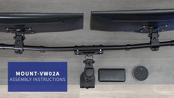 MOUNT-VW02A Dual Monitor VESA Adapter Assembly by VIVO