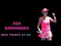 Aga Radwanska - Best Points at the Australian Open