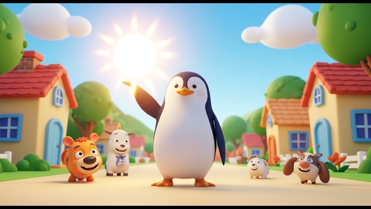 El pingüino que pintó el sol | Rima infantil y canción para niños - YouTube