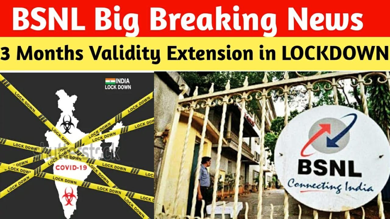 BSNL Breaking News | BSNL 3 Months Validity Extension On Rs 499 Plan
