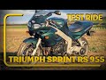 Triumph sprint rs 955i test ride on a beautiful spring evening