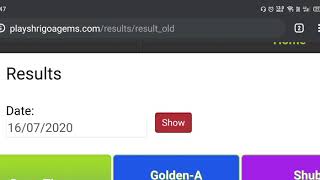 Goa Star Results 16 July 2020 | Goa Star lottery | Goa Star matka