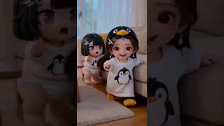 Sprunki Singing Challenge Goo Goo Gaga Penguin Babies Vs Cute Hatsune Miku #animation #shorts