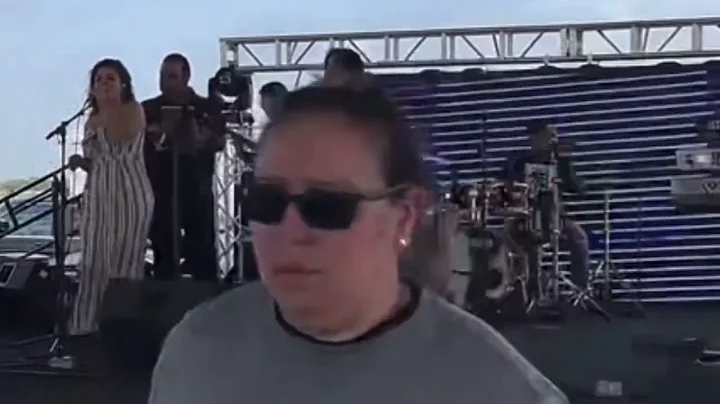 The Stephanie Abriana Band at Windfest 2022 in Por...