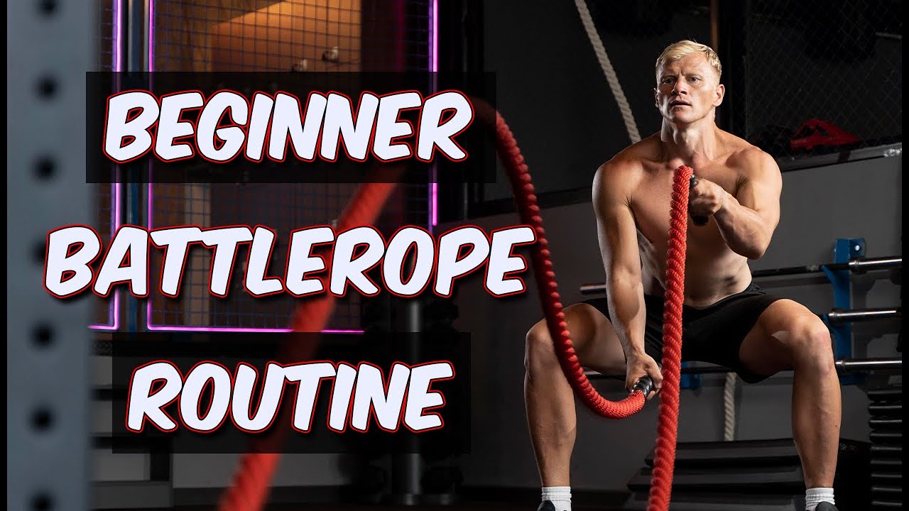 Beginner Battle Ropes Workout - Easy 5 Minute Routine 