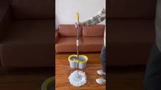 Floor cleaning spin mop bucket set. mopbucket cleaning flatmop cleaningtools mop shorts