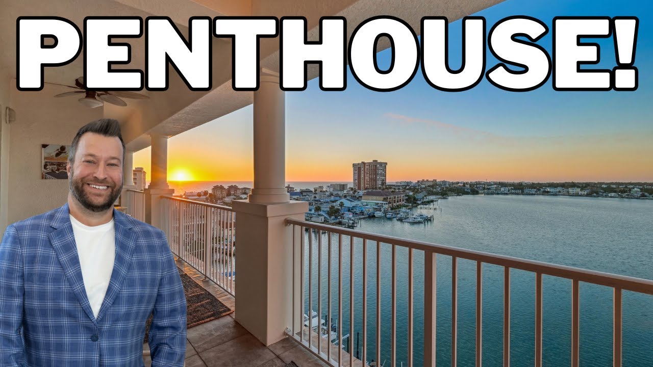 Luxury Penthouse Condo for Sale in Redington Shores Yacht & Tennis Club | Exclusive Video