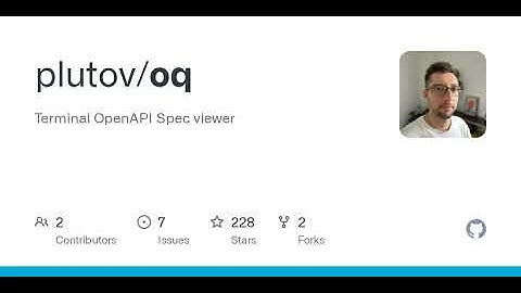 GitHub - plutov/oq: Terminal OpenAPI Spec viewer