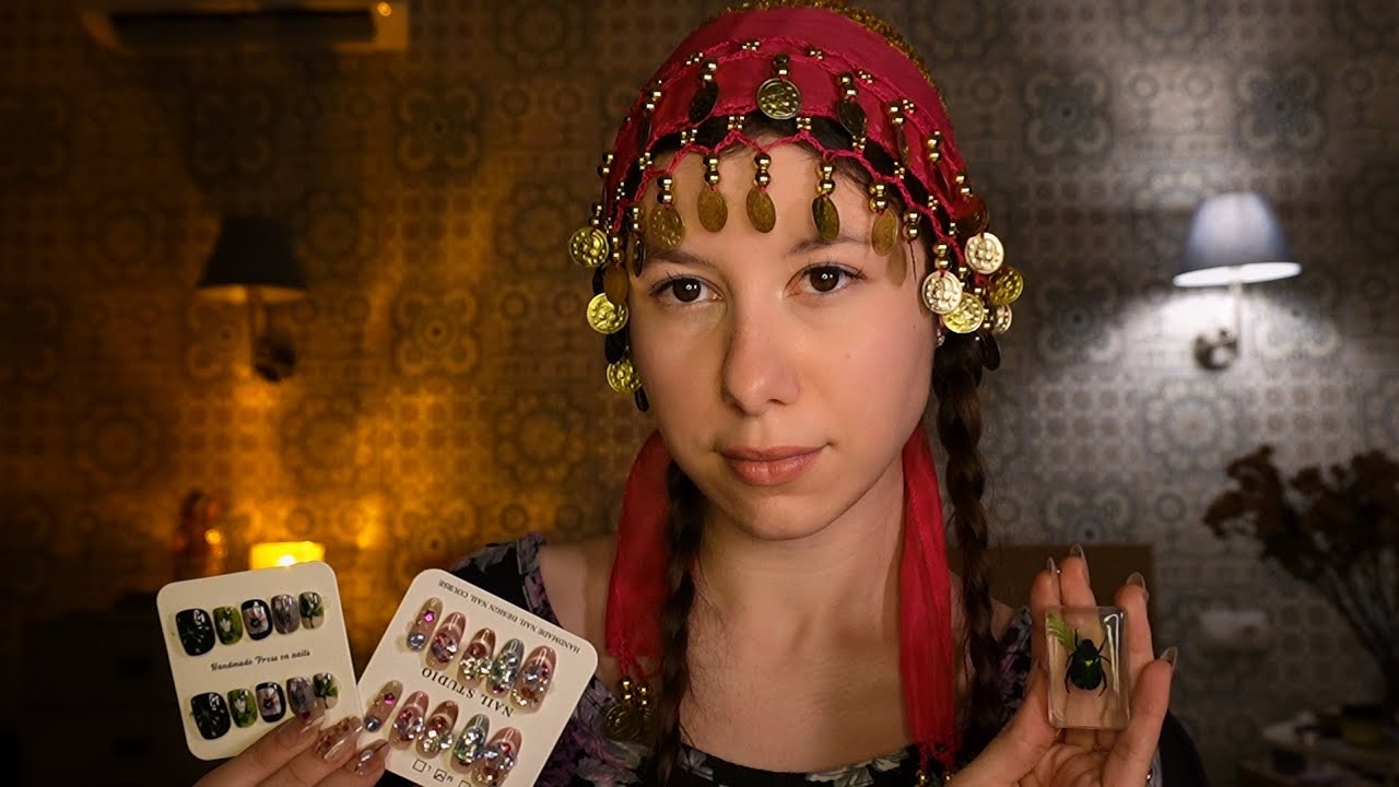 ASMR🕯️Comforting Show&Tell (tapping, scratching)