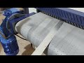 Two abrasive belts+Universal roller
