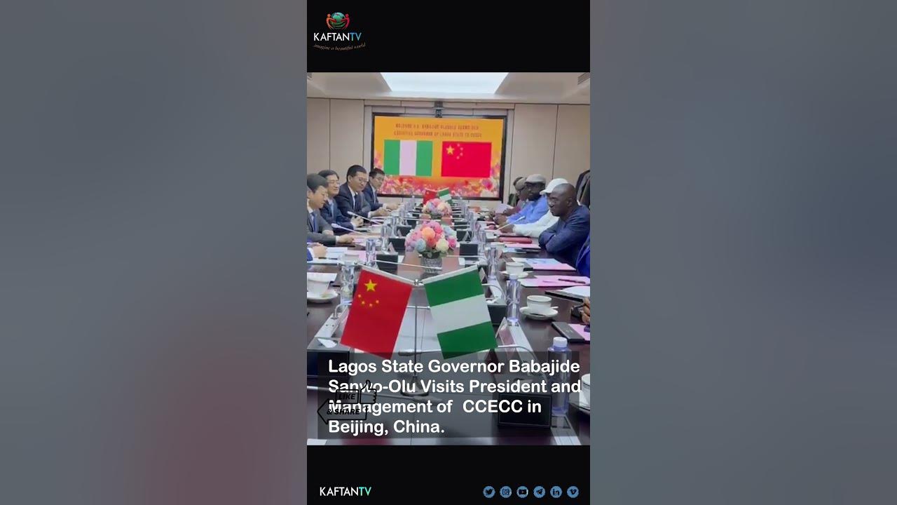 TRENDING: Lagos State Governor Sanwo-Olu Visits President & Management of CCECC HQ in Beijing, China