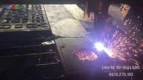 Máy cắt hoa văn - lan can - cầu thang cực đẹp | Máy cắt Cnc Plasma EMC
