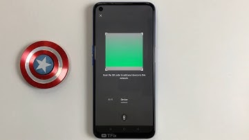 Connect to the network by QR code, share wifi password by QR code on OPPO A54 Android 10