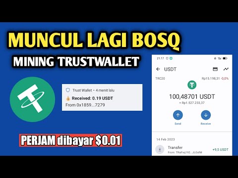 (TERBARU) CAIR TIAP JAM ! MINING USDT TRUST WALLET, NINING USDT TERBARU