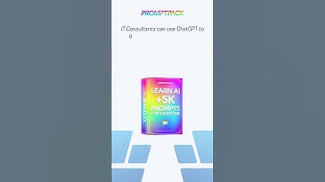 AI Prompts for IT Consultants by PromptPack | #AI #ChatGPT #Bard #Bing