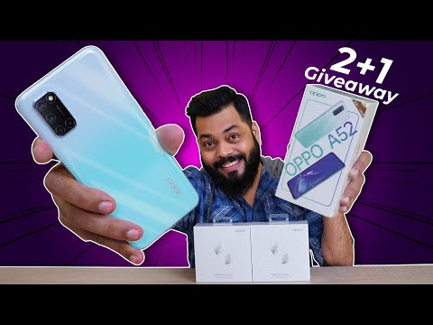 OPPO A52 Unboxing & First Impressions (3x Giveaway) ⚡⚡⚡Stereo Speakers, ColorOS 7.1 & More