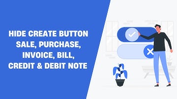 Hide Create Button - Sale, Purchase, Invoice, Bill, Credit & Debit Note Odoo