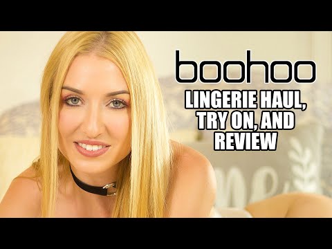 Boo Hoo Lingerie Haul, Try On, and Review