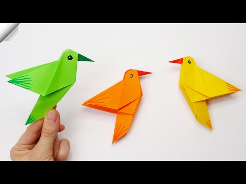 Video: Do-it-yourself origami bird