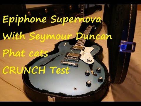 1997 Epiphone Supernova Noel Gallagher avec Seymour Duncan Phat Cat set P90