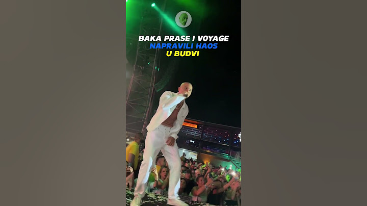 BAKA PRASE I VOYAGE PEVALI VVS *NAPRAVILI HAOS* NA KONCERTU U BUDVI #bakaprase #voyage #trending