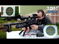 Tirs  100 mtres avec une fx airguns maverick compact 55mm 