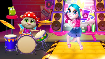 My Talking Angela 2 vs My Talking Tom 2 - Android Gameplay Walkthrough #Part 2