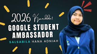 Salsabila Hana-Kandidat Google Student Ambassador 2026 Indonesia-Institut Teknologi Sepuluh Nopember