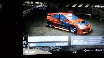 Need for speed most wanted 5-1-0 my cars