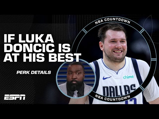 What are the Mavericks capable of if Luka Doncic is at HIS BEST? 🤔 Perk chimes in | NBA Countdown