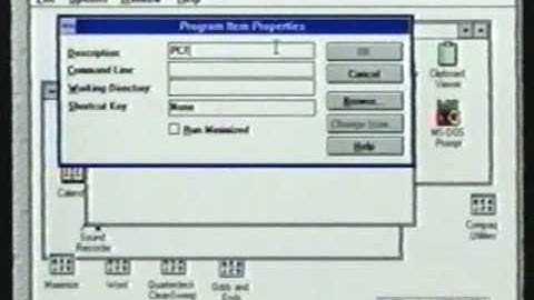 Classic PC/TV - Tuning Windows 3.1 Program Manager