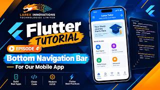 Full Flutter Tutorial Episode 4: Bottom Navigation Bar For Our Mobile App Update