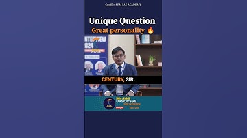 Intelligent Candidate 🔥🎯 Basic Question ❓ UPSC INTERVIEW #upscinterview #upsc #upscexam
