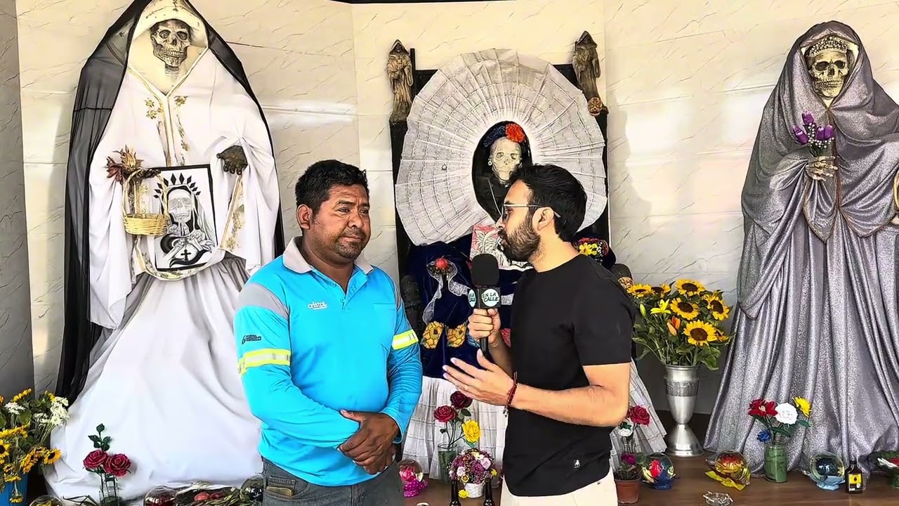 Las Santas Muertes más GRANDES de Oaxaca | en la calle con Luis.