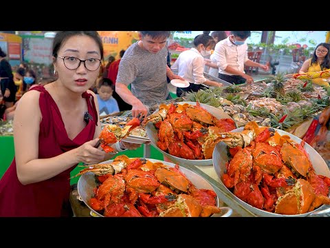 Video Chiều thứ 7 đi ăn buffet tôm càng bất ngờ có cua Nữ... - youtube