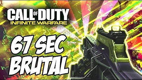 INFINITE WARFARE: *INSANE* 67 SEC BRUTAL W/"R.A.W. REPEATER" ON FRONTIER! (DE-AT EQUIVALENT)