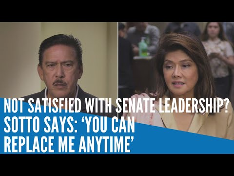 Not satisfied with Senate leadership? Sotto says: ‘You can replace me anytime’