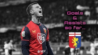 Albert Guðmundsson / All Goals & Assists for Genoa so far... /