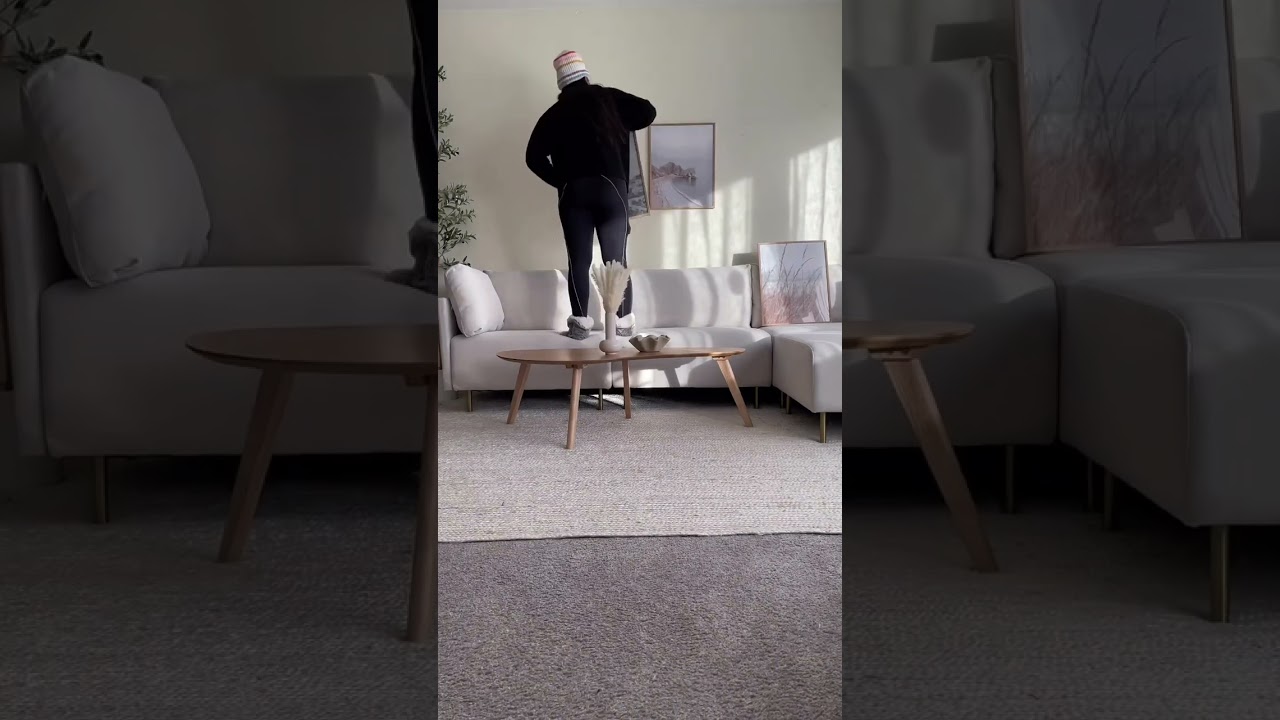 Viral Framed Coastal Set of 3 Aesthetic Wall Prints by Haus & Hues ✨🌿🖼️ #shorts #viralvideos