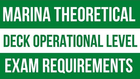 AM VLOG #6: DECK OPERATIONAL LEVEL MARINA THEORETICAL EXAM REQUIREMENTS (New System)