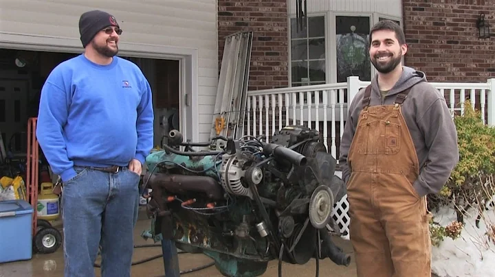 Mopar 440 Engine Build Part 1 - Freeze Plug Removal