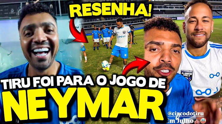 TIRULIPA AT NEYMAR'S COMMEMORATIVE GAME WAS A REVIEW!
