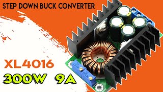 300W XL4016 DC DC Max 9A Step Down Buck Converter 5-40V To 1.2-35V Adjustable Power Supply Module