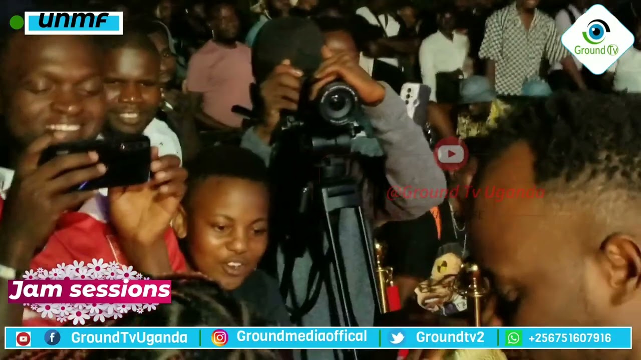 Bambi!!! David Lutalo, eddykenzo forces him to sing at the jam sessions see his performance